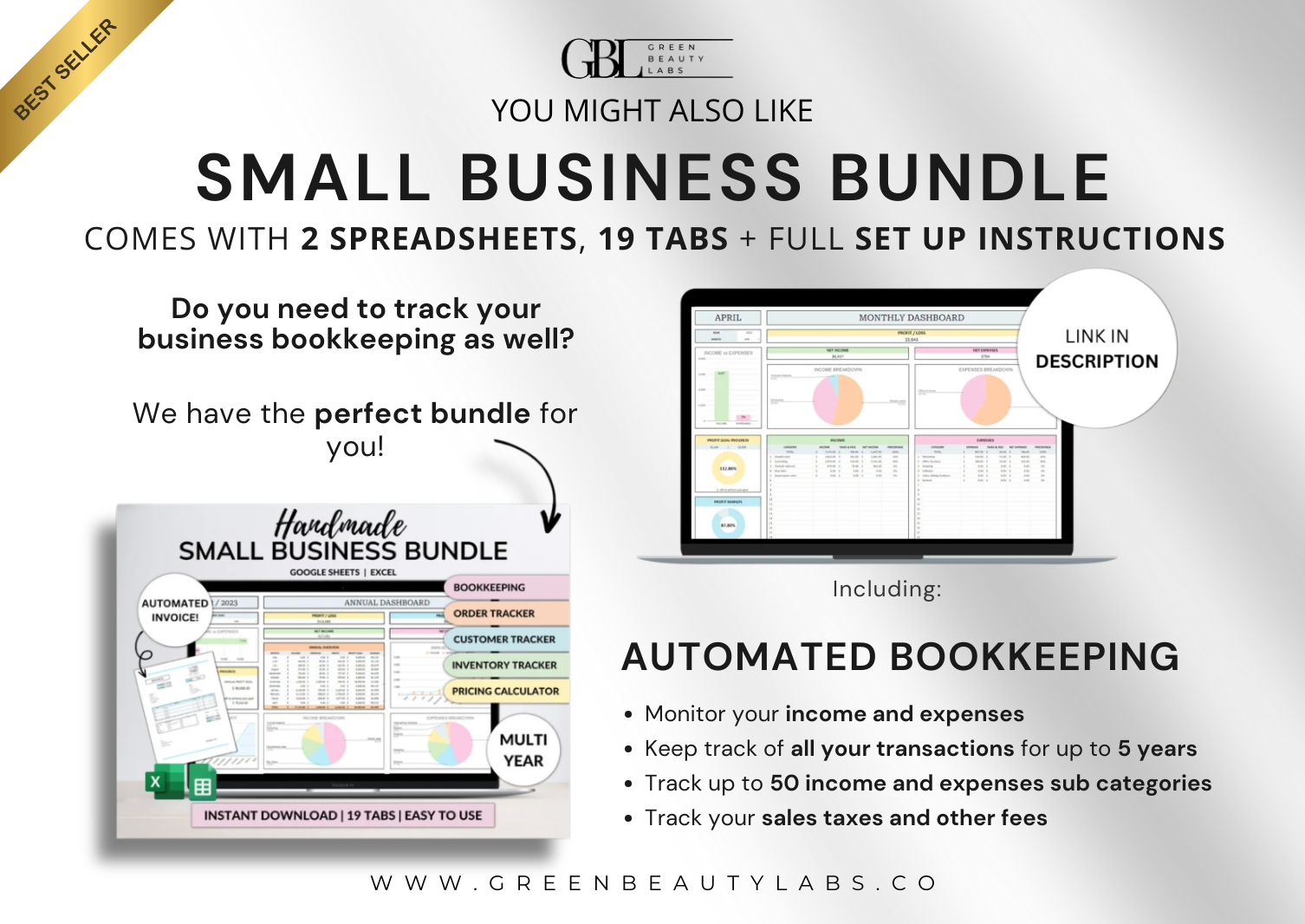 Handmade Product Pricing Calculator Spreadsheet