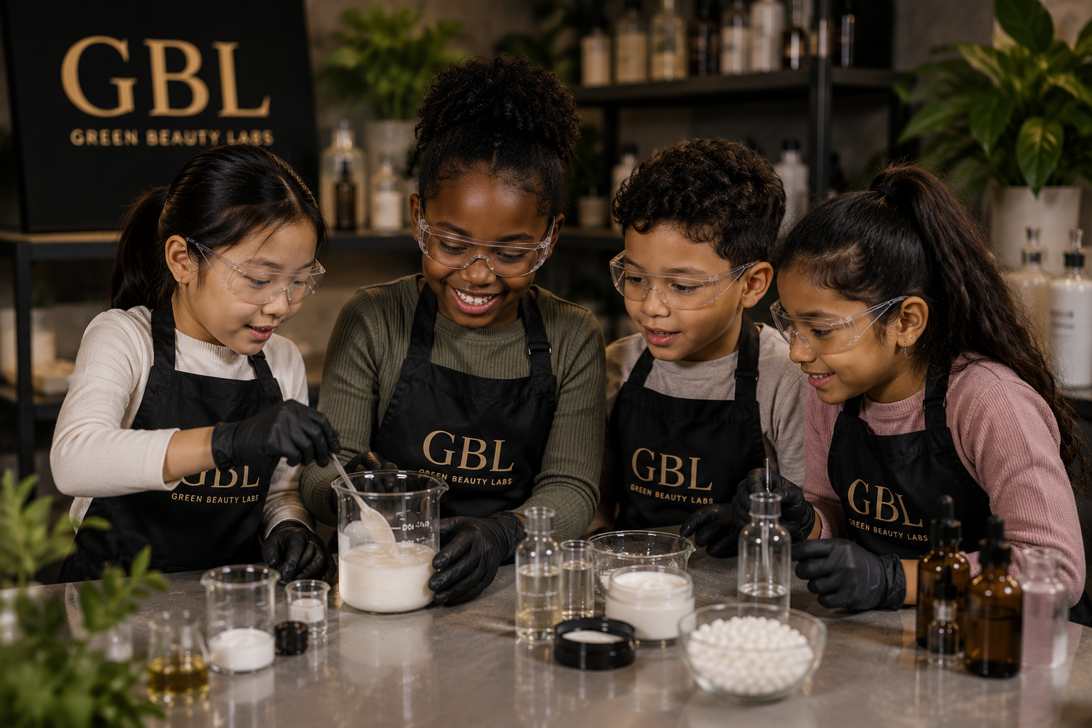 2-Hour Cosmetic Science Lab Experience for Kids, Teens & Groups at Green Beauty Labs